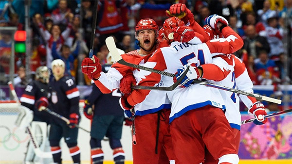 Сборная России проиграла США на ОИ-2014
